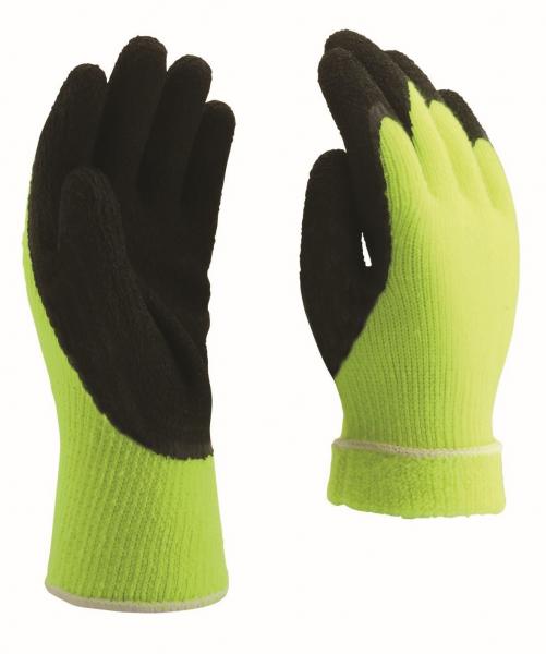 ROCK 2035 WINTERHANDSCHU MIT LATEX BESCHICHTUNG AUFGERAUT 
